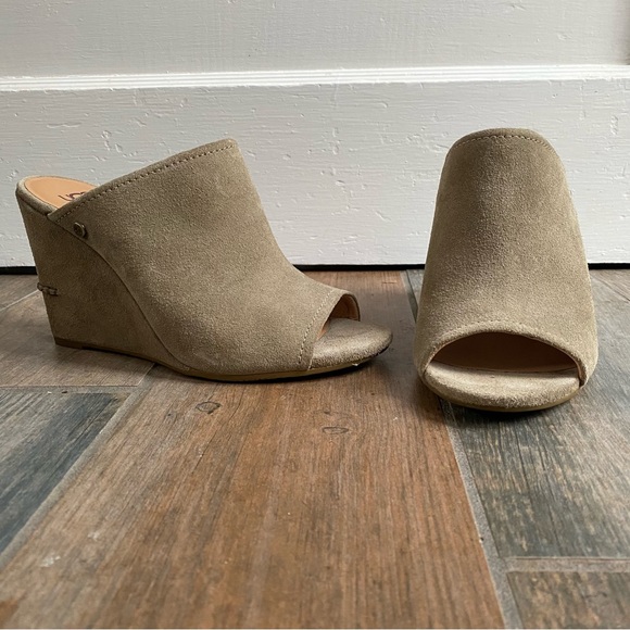 New Ugg Suede Slide Wedge - Picture 3 of 7